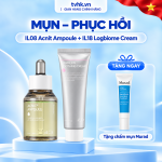 Combo THE iLLON Acnit Ampoule + Logbiome Soothing Cream – Chăm Sóc Da Mụn, Làm Dịu Và Phục Hồi Hàng Rào Da