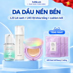 Combo Self Beauty Cho Da Dầu – Kem Lót Kiềm Dầu + Xịt Khóa Nền + Cushion Cho Lớp Nền Bền Đẹp