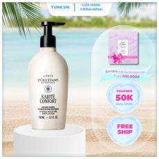 Dưỡng thể bơ mỡ Loccitane 240ml (Tặng mặt nạ thạch Self Beauty)