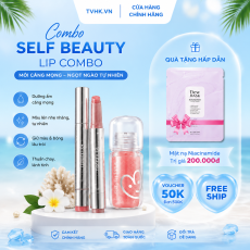 Combo Son Bấm + Son Oil Self Beauty – Môi Căng Mọng, Ngọt Ngào Tự Nhiên Cả Ngày