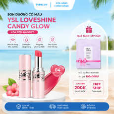 Son YSL Loveshine Candy Glow màu 04 Red-Handed