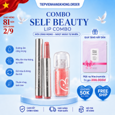 Combo Son Bấm + Son Oil Self Beauty – Môi Căng Mọng, Ngọt Ngào Tự Nhiên Cả Ngày