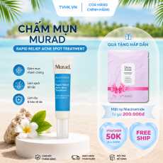 Murad Rapid Relief Acne Spot Treatment 15ml – Gel chấm mụn giảm sưng viêm nhanh chóng