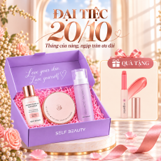 ĐẠI TIỆC 20/10 – COMBO TRANG ĐIỂM SELF BEAUTY 3 MÓN TẶNG SON VEGANIZE