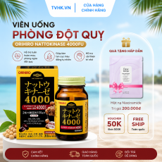 Viên uống Orihiro Nattokinase 4000FU 