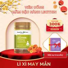 Viên Uống Mầm Đậu Nành Healthycare Lecithin 1200Mg 100 Viên