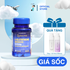 Viên Uống Trắng Da Puritan's Pride L-Glutathione 500mg