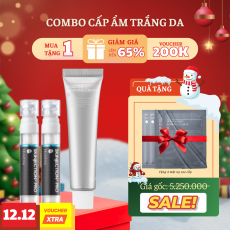 Combo Cấp Ẩm Trắng Da Tặng 4 Mặt Nạ Cao Cấp