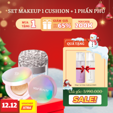 Combo Makeup 1 Cushion + 1 Phấn Phủ Decorte Tặng 1 Xịt Khóa 50Ml