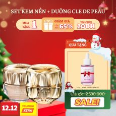 Combo Kem Dưỡng Và Kem Nền Cle De Peau Tặng 1 Seurm Lót Self Beauty