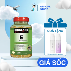 Viên Uống Bổ Sung Vitamin E Kirkland Hộp 500 Viên