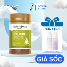 Viên Uống Mầm Đậu Nành Healthycare Lecithin 1200Mg 100 Viên