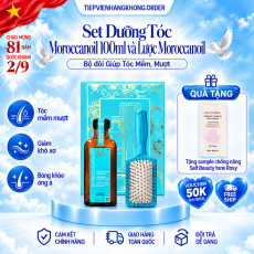 Set Dưỡng Tóc Moroccanoil 100ml và Lược Moroccanoil - Bộ đôi Giúp Tóc Mềm, Mượt