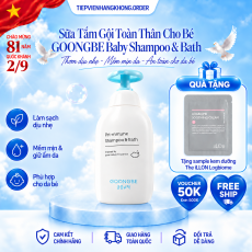Sữa Tắm Gội Toàn Thân Cho Bé GOONGBE Baby Shampoo & Bath 350ml 
