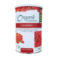 Hạt Kỷ Tử Sấy Khô Organic Traditions Mỹ 454G