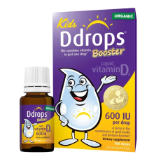 Vitamin D3 Ddrops Booster 600 IU Cho Xương Chắc Khỏe 