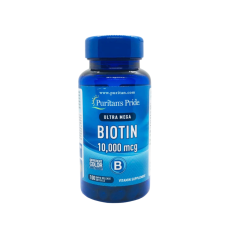 Viên Uống Hỗ Trợ Mọc Tóc Puritan's Pride Biotin Lọ 100 Viên