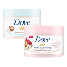 Tẩy Da Chết Dove Macca - Lựu Đỏ 225ML