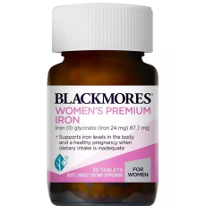 Sắt Bầu Blackmores Women's Premium Iron 30 Viên
