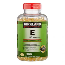 Viên Uống Bổ Sung Vitamin E Kirkland Hộp 500 Viên