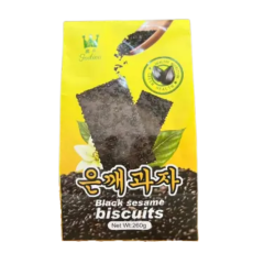 Bánh Quy Mè Đen Black Séame Biscuits Bịch 260G