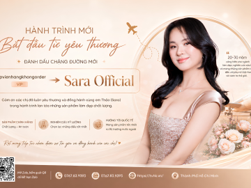 📢 THÔNG BÁO CHÍNH THỨC Từ ngày 10.08, fanpage TIEPVIENHANGKHONG.ORDERVIP sẽ chính thức đổi tên thành SARA OFFICIAL 💙