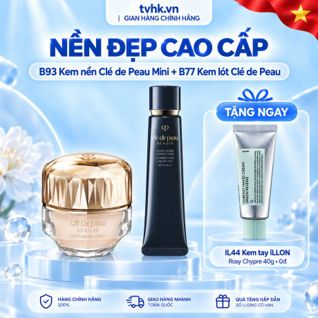 Combo Kem Nền Clé de Peau Mini + Kem Lót Clé de Peau – Nền Đẹp Cao Cấp, Mịn Màng Và Rạng Rỡ