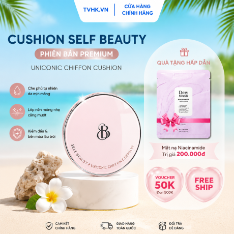 Cushion Self Beauty Premium – Cushion thuần chay cho lớp nền căng bóng chuẩn Hàn