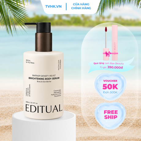  Sữa dưỡng thể EDITUAL 300ml - Body Serum (Tặng son lì Bae Beauty)
