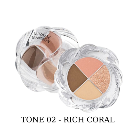 Phấn Mắt 4 Ô Muzigae Mansion Twist Pot Eye Palette