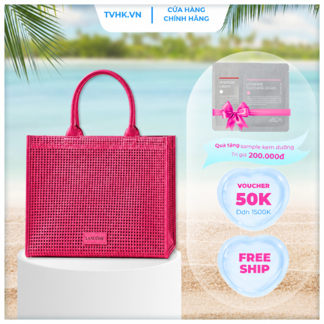 Túi Tote Lancôme Màu Hồng Fuchsia – Phụ Kiện Thời Trang Thanh Lịch Và Tiện Dụng