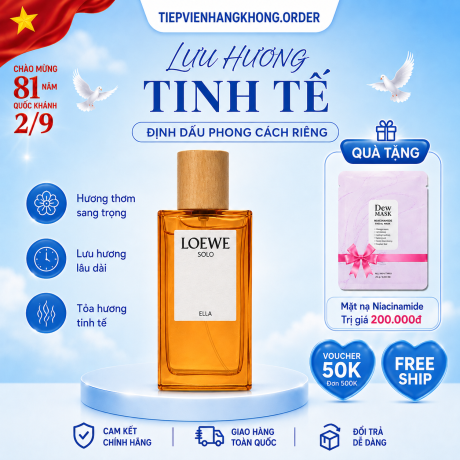 Chiếc Nước Hoa Loewe Solo Ella Eau De Parfum – Hương Hoa Cỏ Trái Cây Thanh Lịch, Nữ Tính Và Hiện Đại