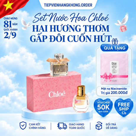 Set Chloe 20mlx2 - Hương Hoa Thanh Lịch, Nữ Tính và Sang Trọng
