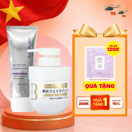 Combo Dưỡng Trắng Bật Tone Body Cấp Tốc