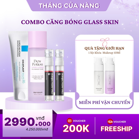 Combo Dưỡng Da​ Căng Bóng Glass Skin