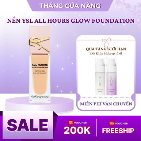Kem Nền YSL All Hours Glow Foundation