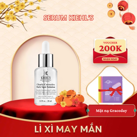 Serum Mờ Thâm Mụn & Đều Màu Da Kiehl’s Clearly Corrective Dark Spot 50ML