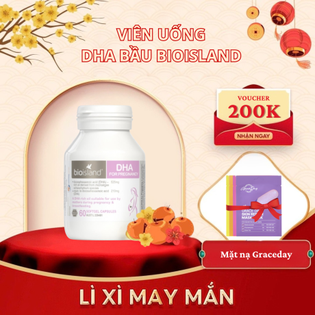 Viên Uống Dha Cho Bà Bầu Bioisland 60V