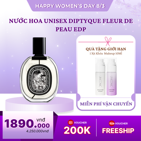 Nước Hoa Unisex Diptyque Fleur De Peau EDP