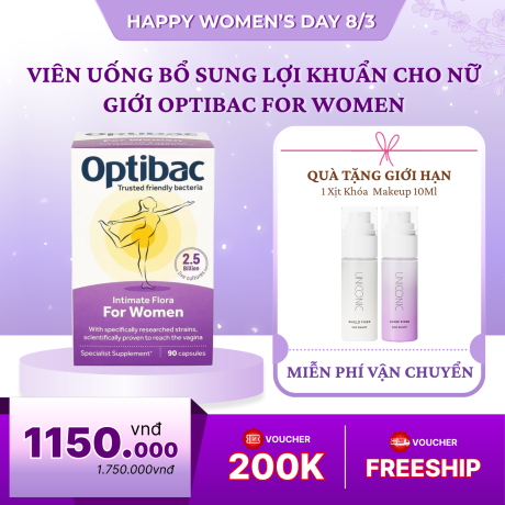Viên Uống Bổ Sung Lợi Khuẩn Cho Nữ Giới Optibac For Women