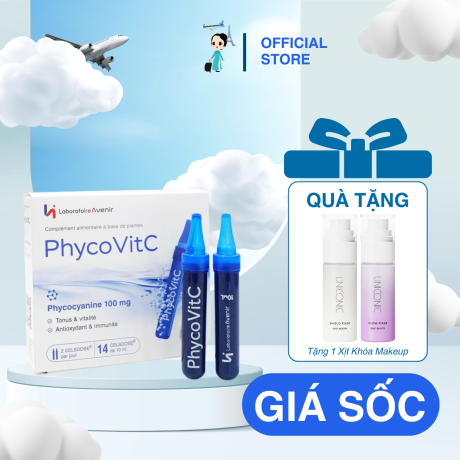Tảo Tươi Pháp Phyco Vitc Phycocyanine 100Mg