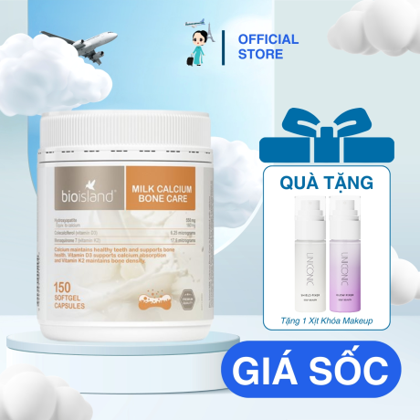 Milk Calcium Bone Care Bioisland 150 Viên Cho Người Lớn