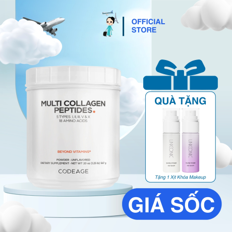 Bột Collagen Codeage 567G Hộp 90 Viên