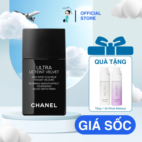 Kem Nền Chanel Ultra Le Teint Velvet Blurring Smooth-Effect Foundation Tone B10