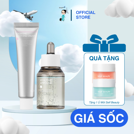 Combo Siêu Cấp Ẩm Cho Da Căng Bóng Tặng 1 Ủ Môi
