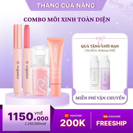 Combo Dưỡng Môi - Môi Xinh Toàn Diện