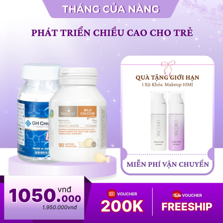 Combo Phát Triển Chiều Cao Cho Bé