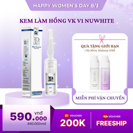 Kem Làm Hồng VK V1 Nuwhite 5Ml