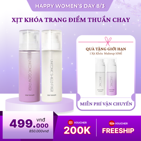 Xịt Khóa Trang Điểm Thuần Chay UNICONIC - Self Beauty 100Ml