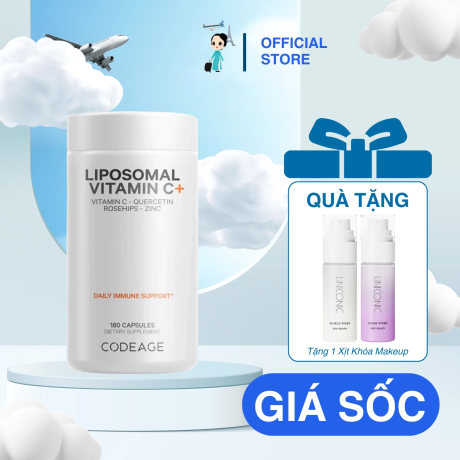 Viên Uống Bổ Sung Vitamin C Code Age Liposomal Vitamin C 180 Viên
